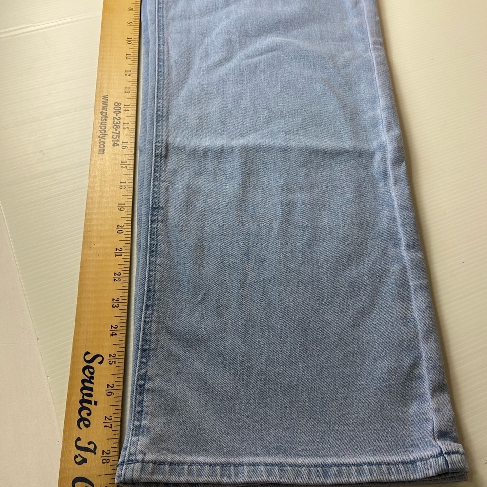 Flamingals Light Wash High Waisted Drawstring Jeans NWT Size S (4/6 women) - Picture 6 of 14